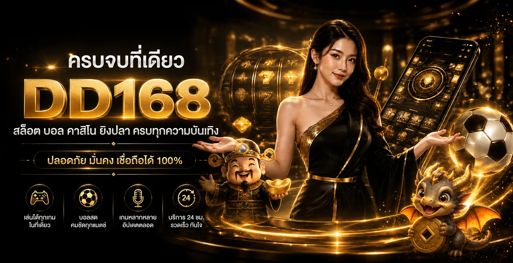 แบนเนอร์หลัก DD168 ทางเข้าและคู่มือการใช้งาน